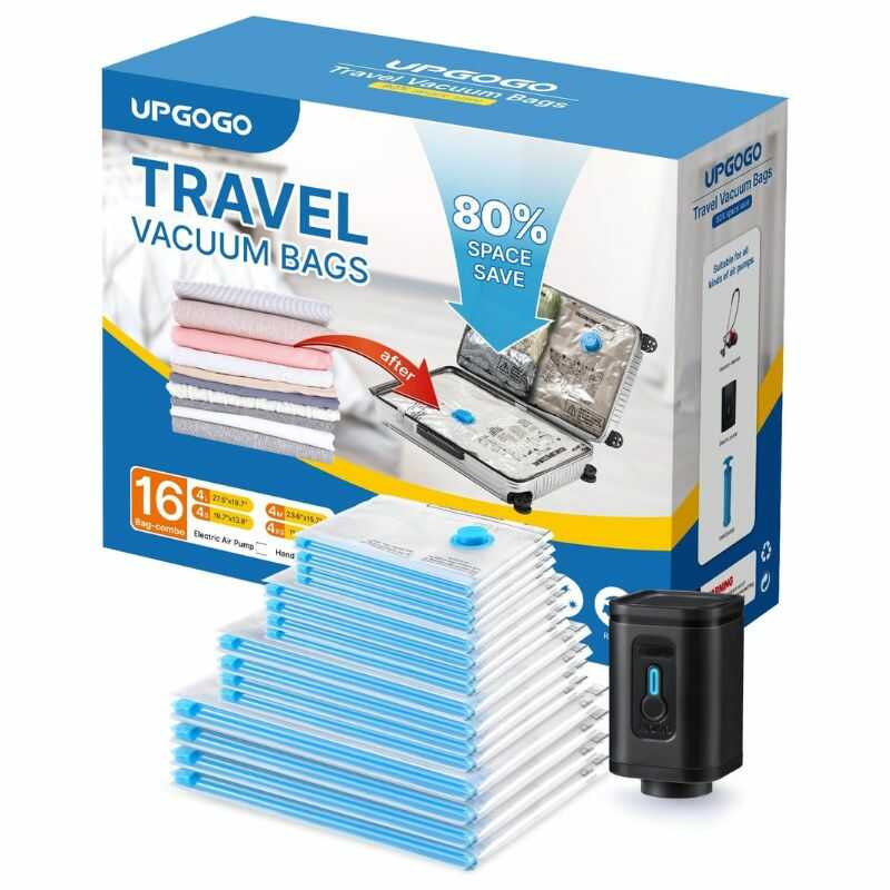 |Pack 8 de Bolsas al Vacío + Bomba Eléctrica Portátil| VacPack Pro - EC