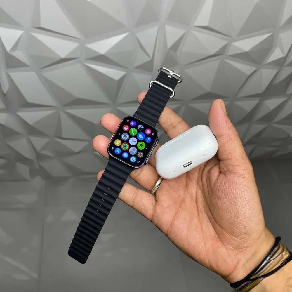 SmartWatch 9 ULTRA + AirPods Pro 2ª Gen + 7 correas repuesto - EcuaGlobal