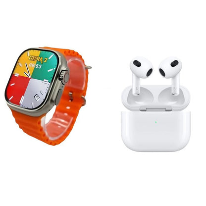 SmartWatch 9 ULTRA + AirPods Pro 2ª Gen + 7 correas repuesto - EcuaGlobal